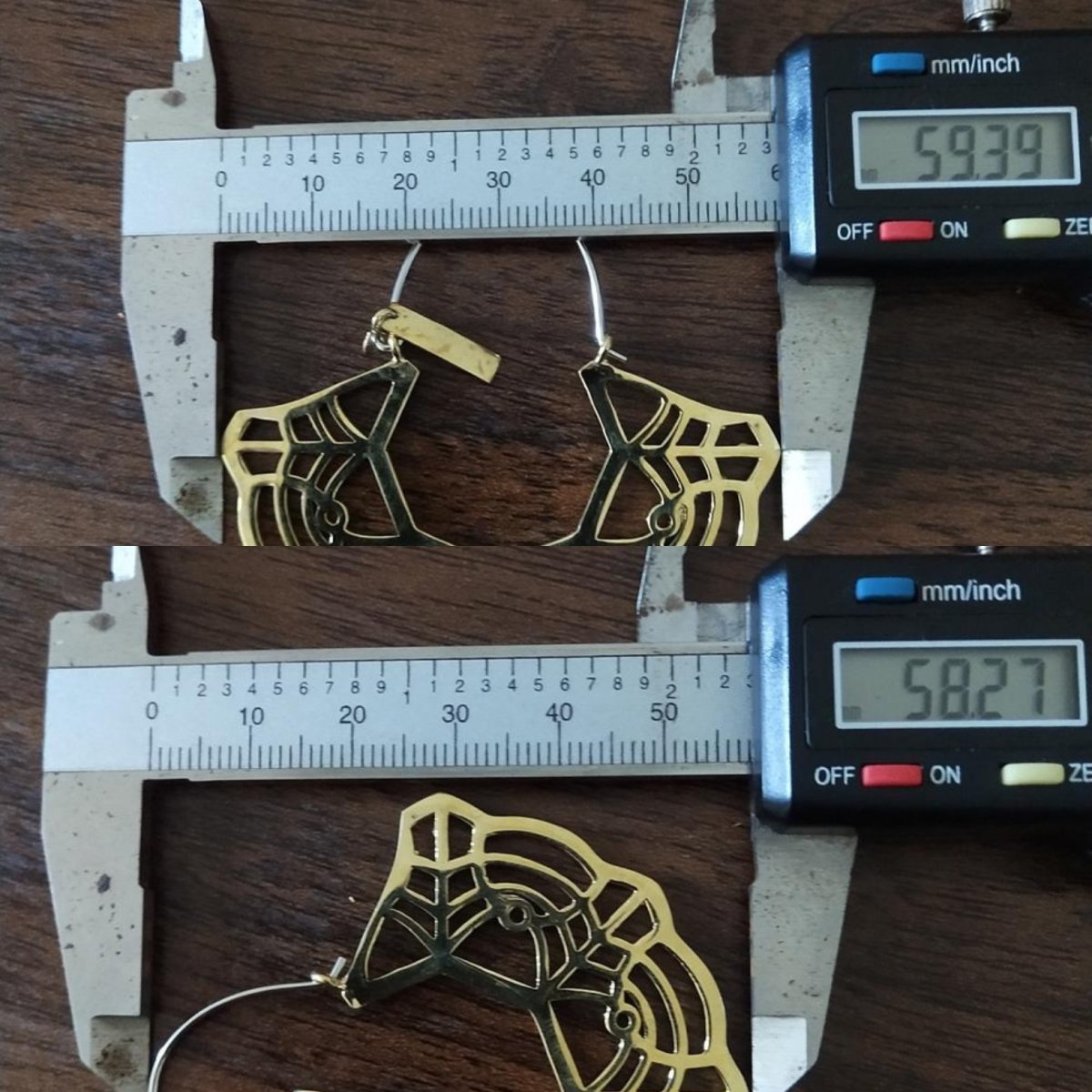 Marigold Hoops Brass - eleven44