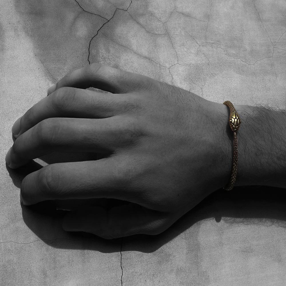 Mens Snake Bangle - eleven44