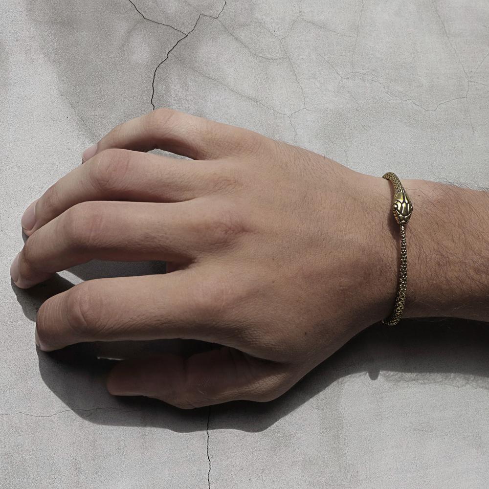 Mens Snake Bangle - eleven44