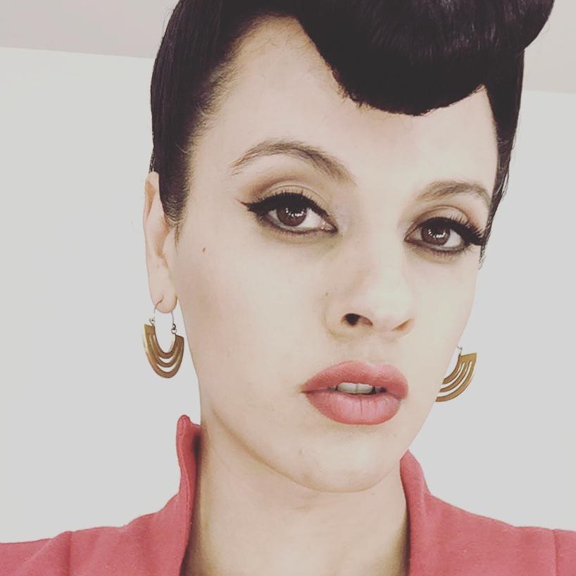 Parallel Lines Hoops Brass - eleven44