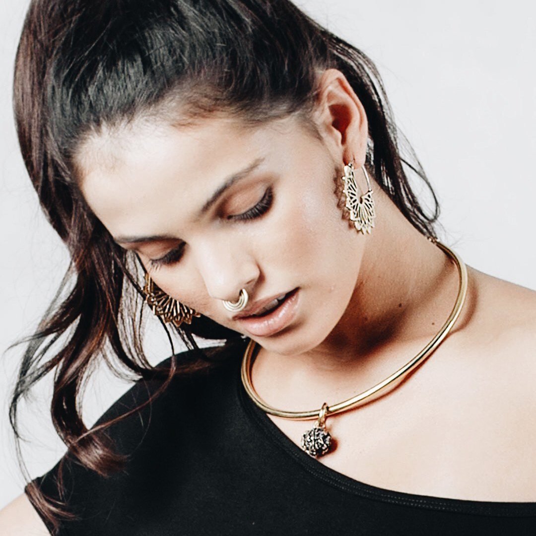 Parallel Lines Septum Gold - eleven44