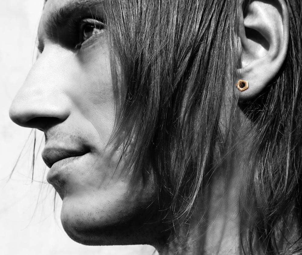 Pentagonal Tunnels 22K Gold Plated - eleven44