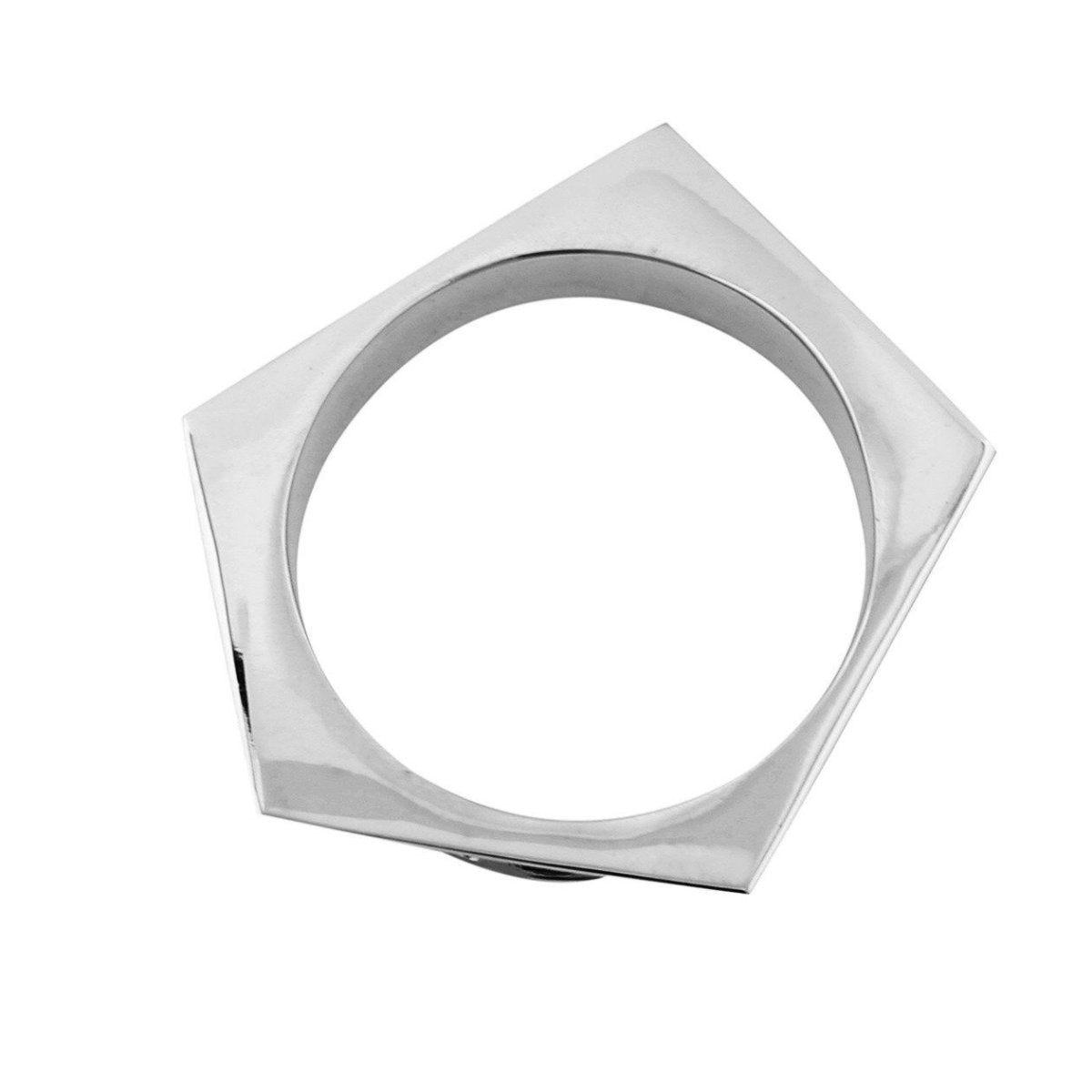 Pentagonal Tunnels Sterling Silver - eleven44