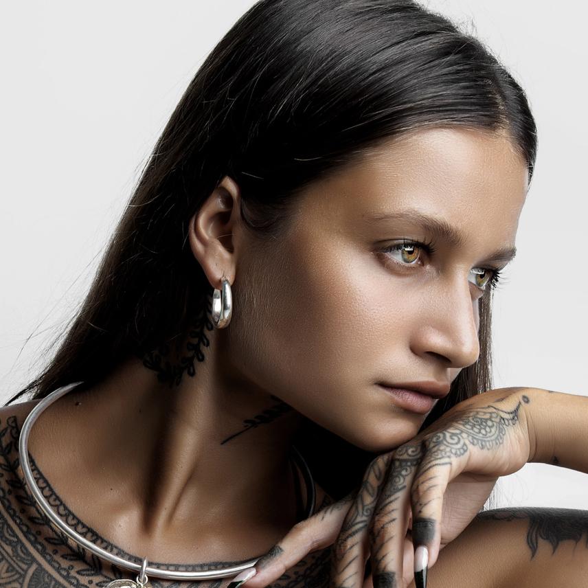 Pirate Hoops Sterling Silver - eleven44