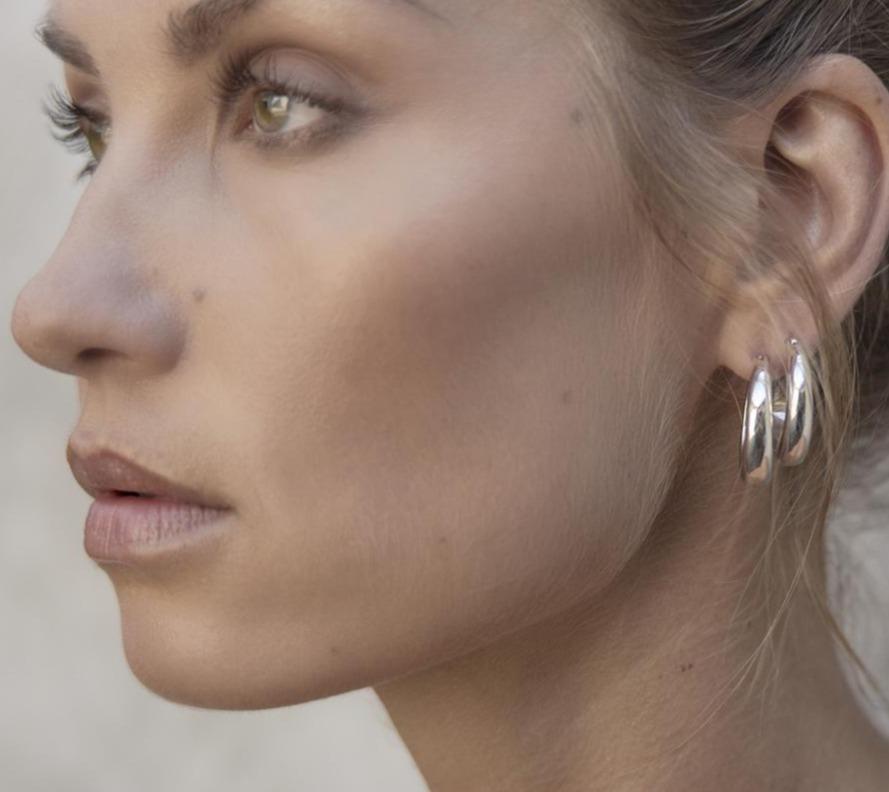 Pirate Hoops Sterling Silver - eleven44