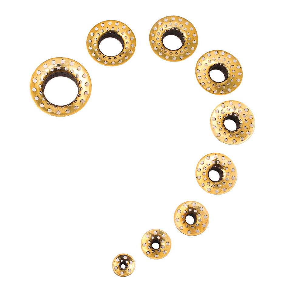 Polka Dot Tunnels 22K Gold Plated - eleven44