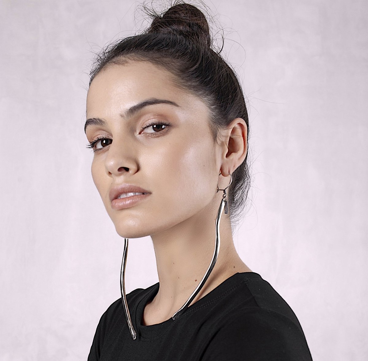 Rib Bone Earrings Silver - eleven44