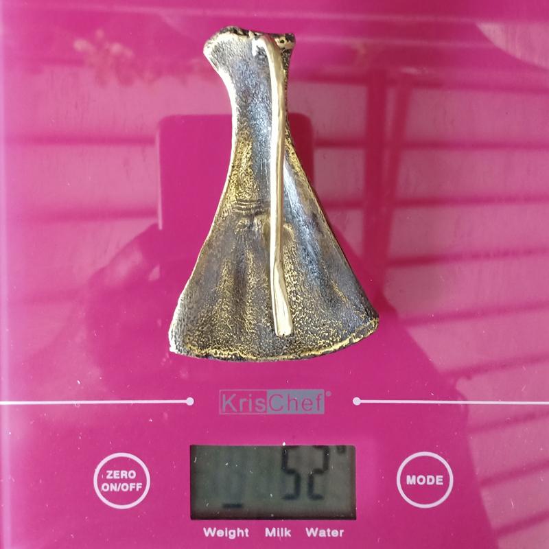 Scapula Ear Weights Brass - eleven44