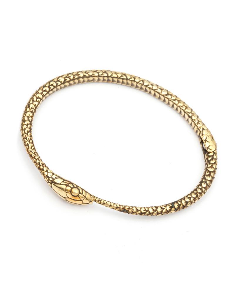 Snake Bangle Brass - eleven44