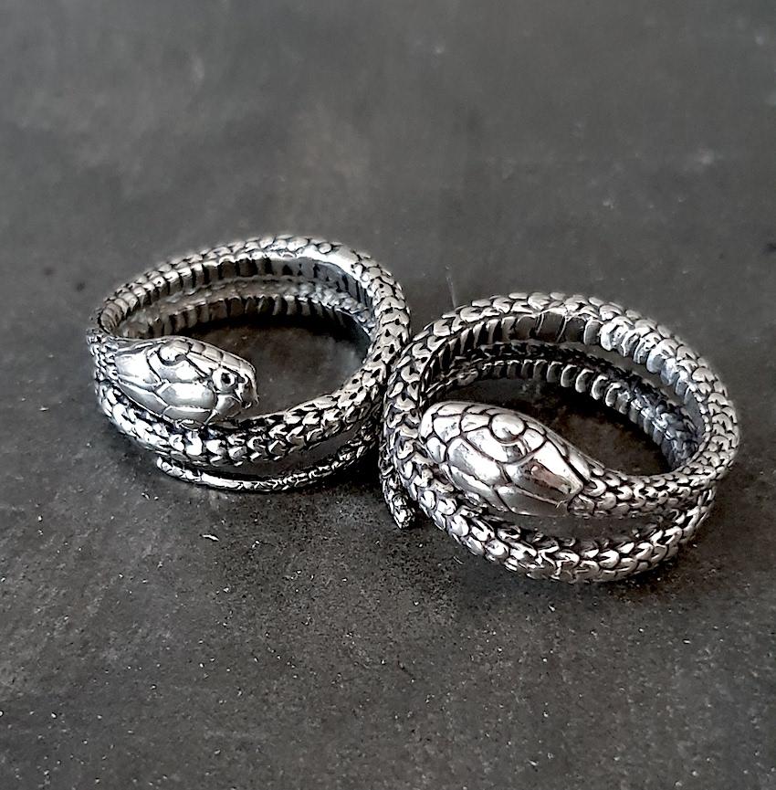 Snake Ear Weights Silver - eleven44