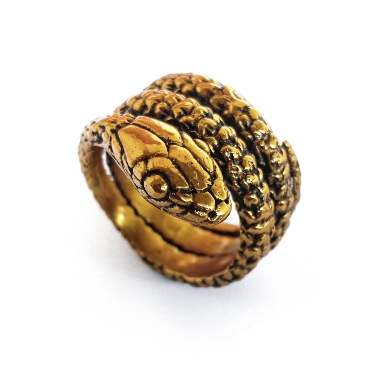 Snake Ring Gold - eleven44