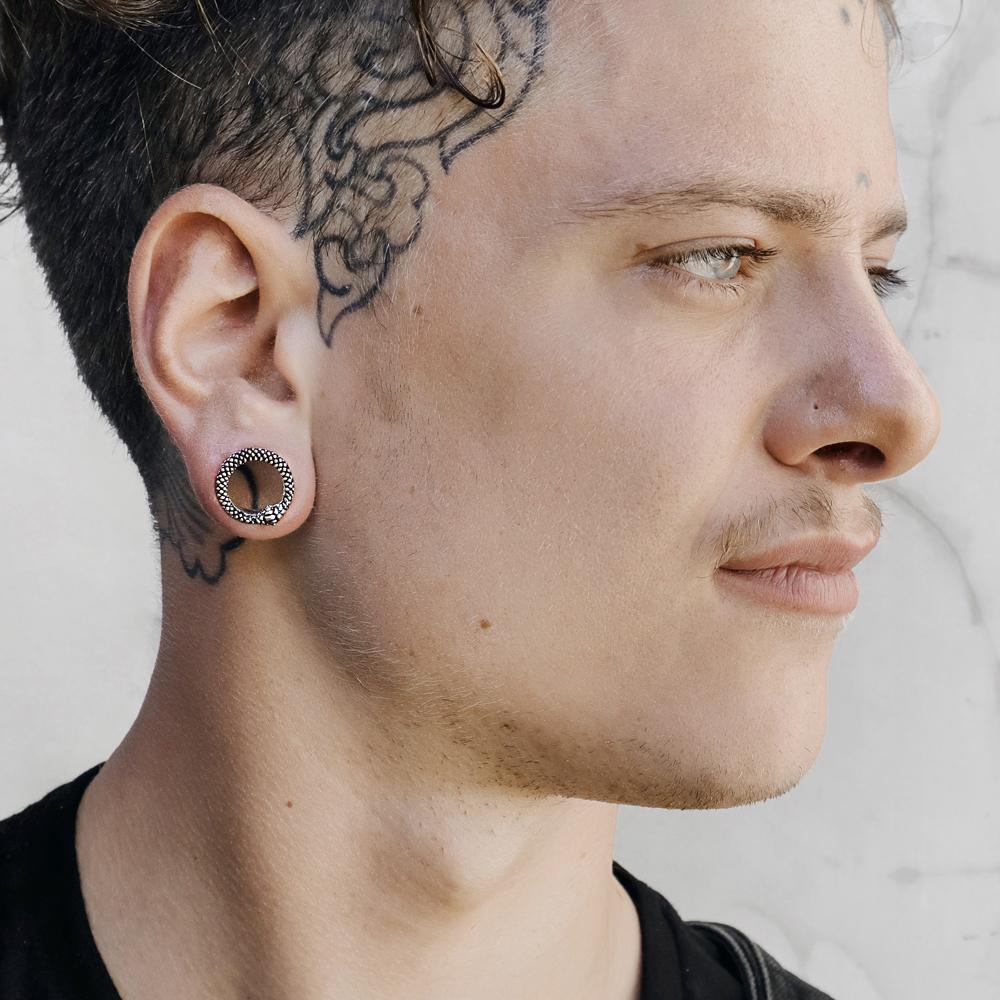 Snake Tunnels Sterling Silver - eleven44