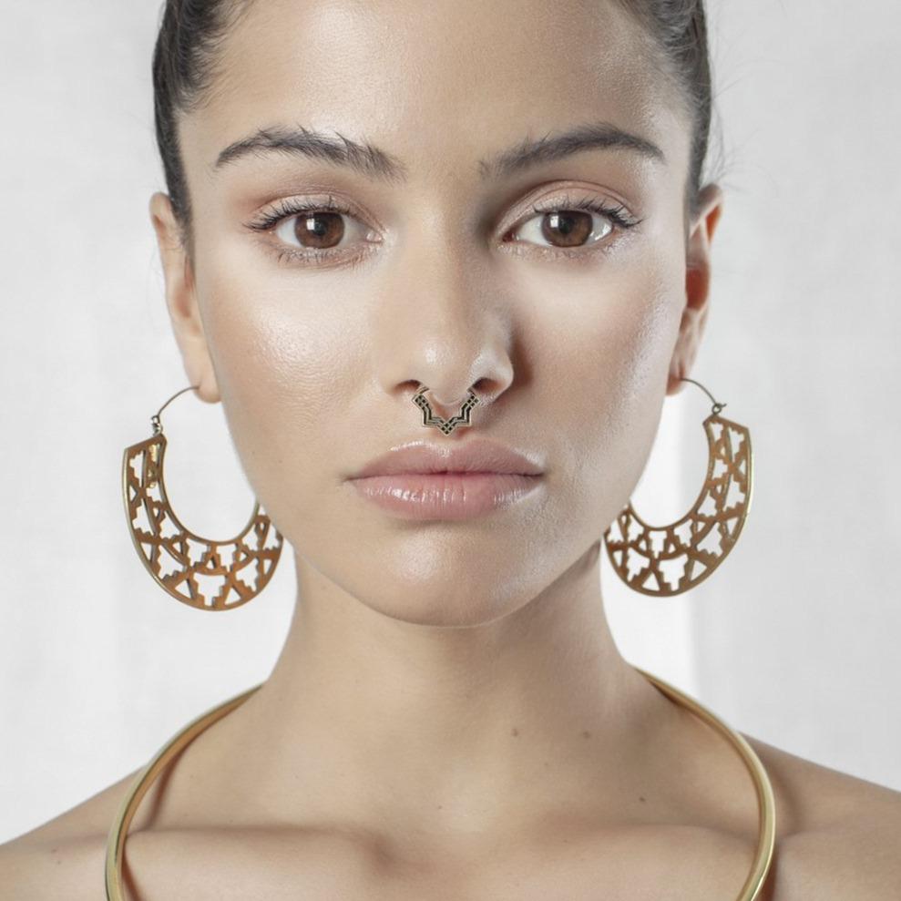 Square Septum Gold - eleven44