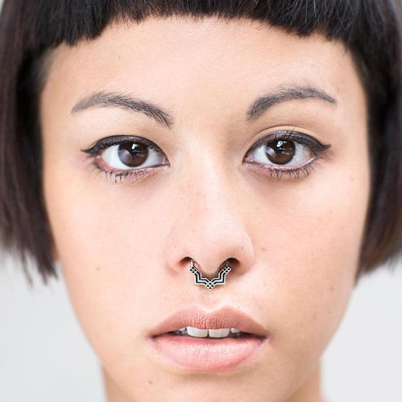 Square Septum Sterling Silver - eleven44