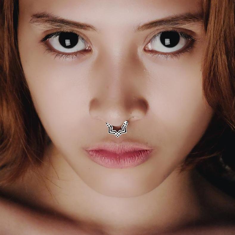 Square Septum Sterling Silver - eleven44