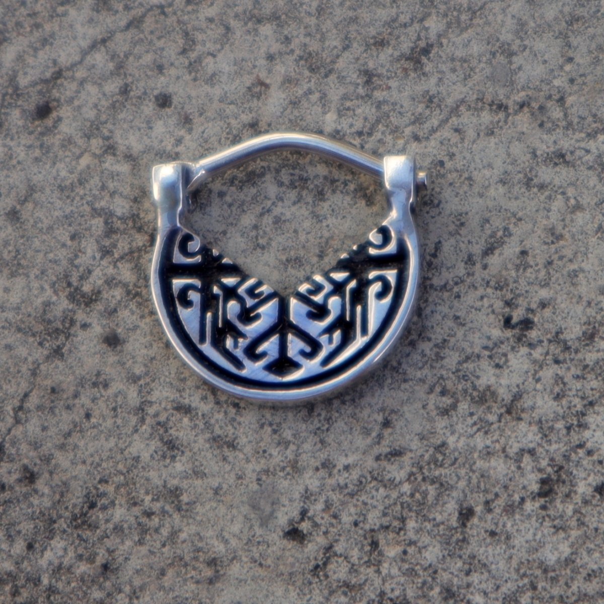 Sumatra Septum Sterling Silver - eleven44