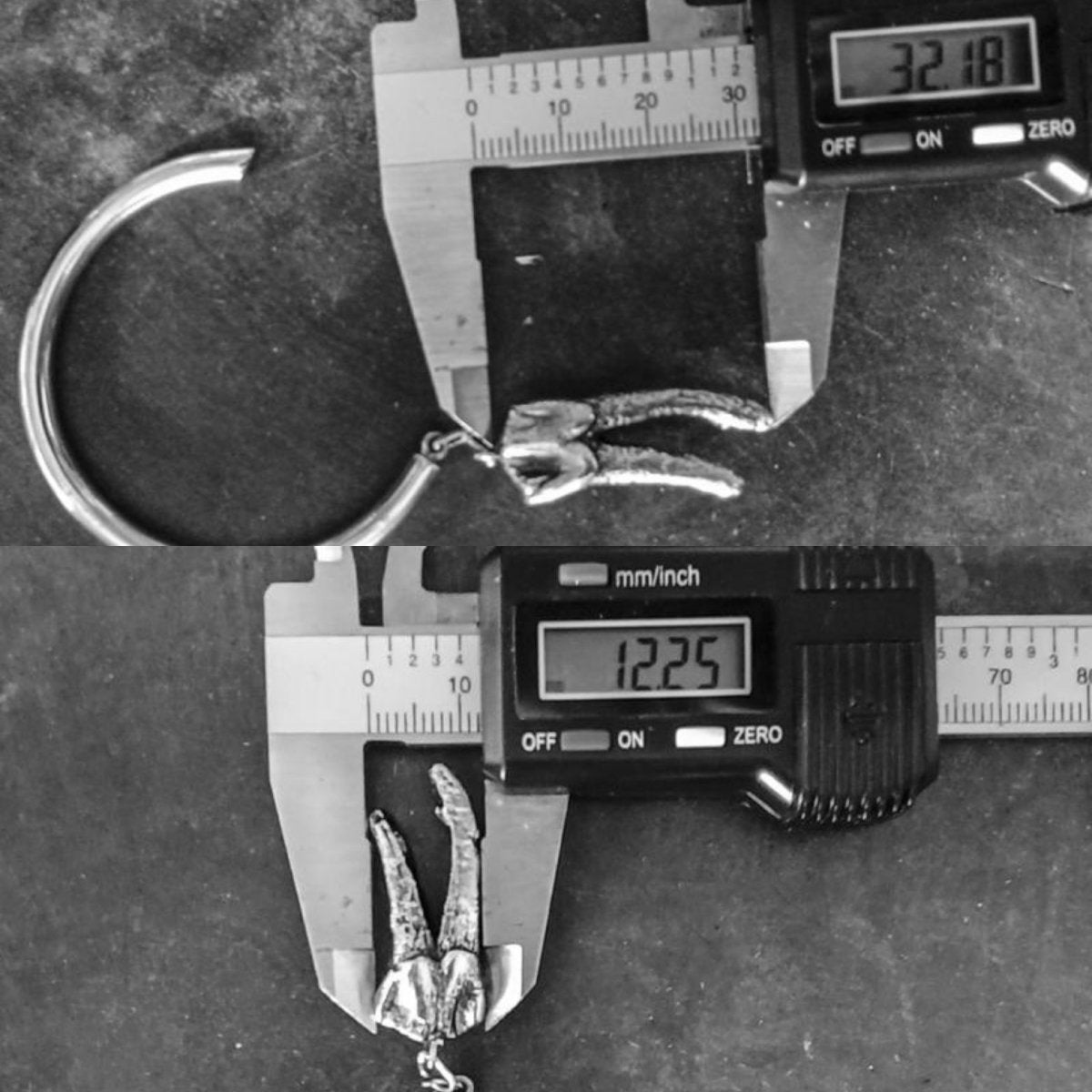 Tooth Ear Weights Silver - eleven44