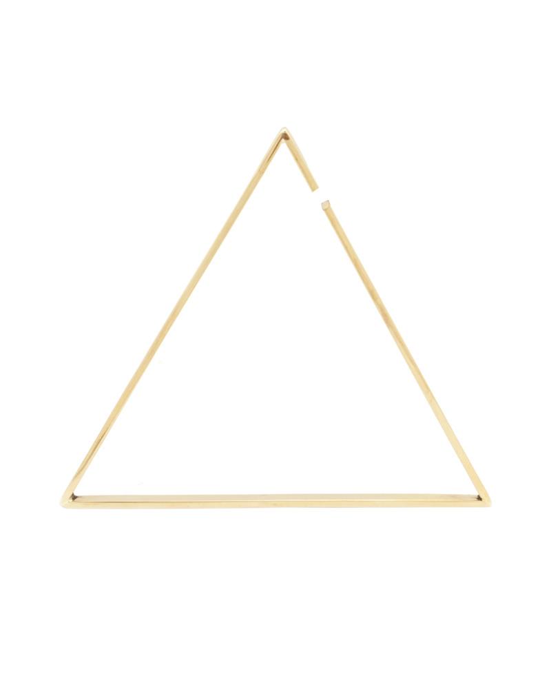 Triangle Ear Weights Brass - eleven44