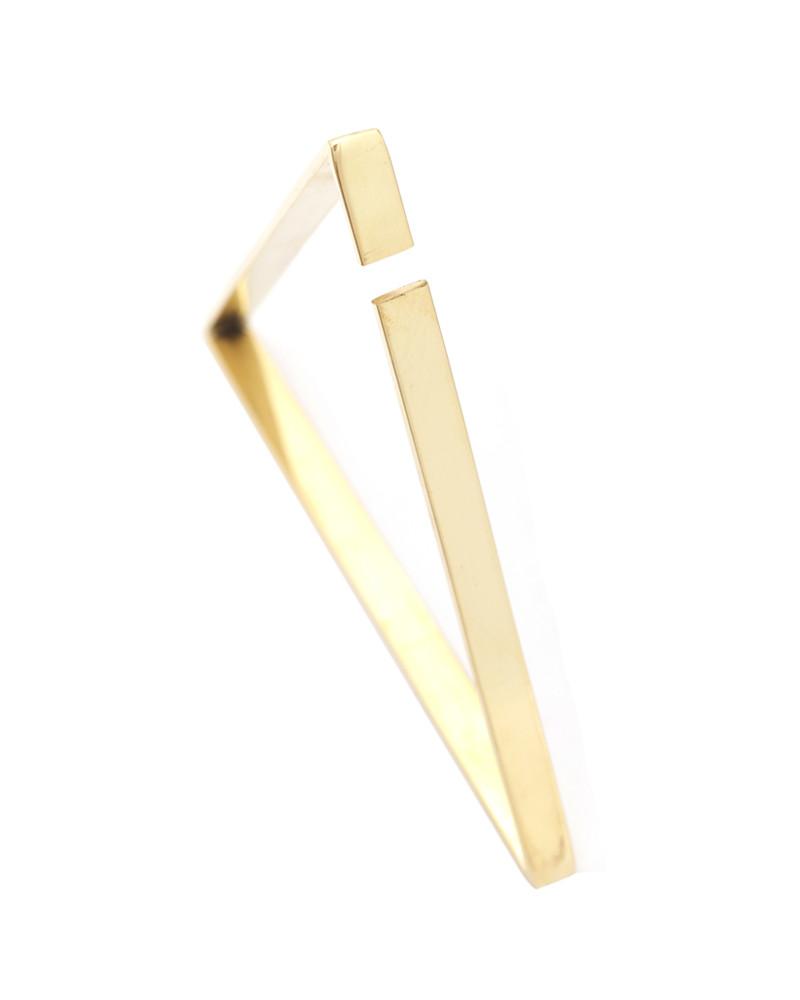 Triangle Ear Weights Brass - eleven44