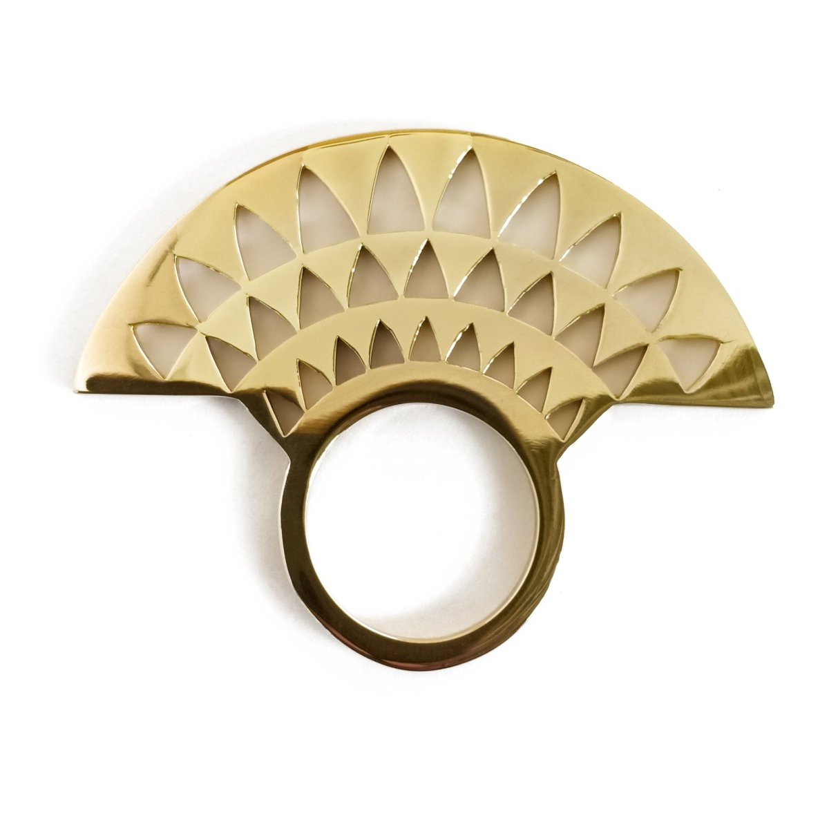 Triangle Ring Gold - eleven44