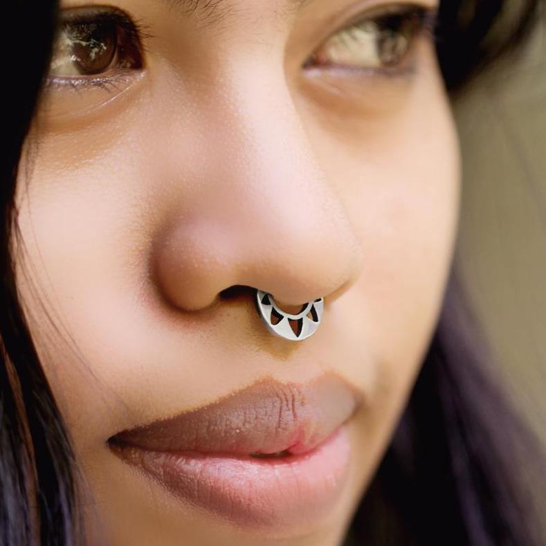 Triangle Septum Sterling Silver - eleven44