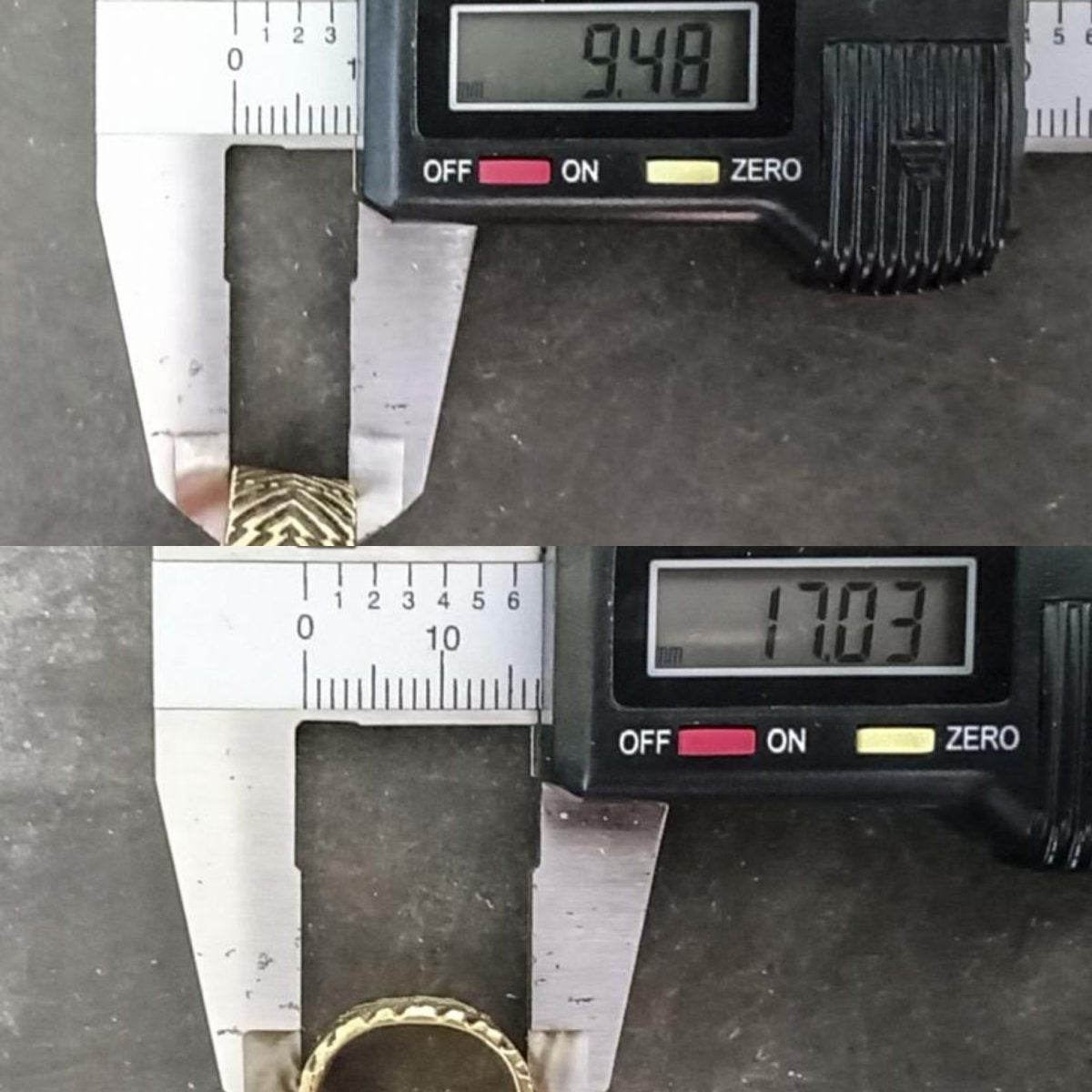 Zig Zag Ring Gold - eleven44