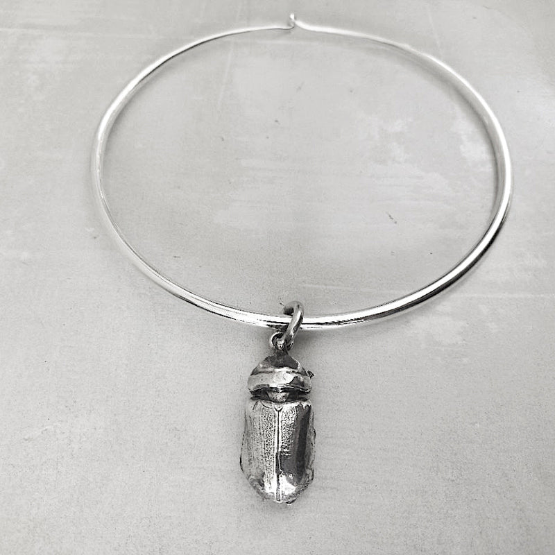 Beetle Pendant Silver