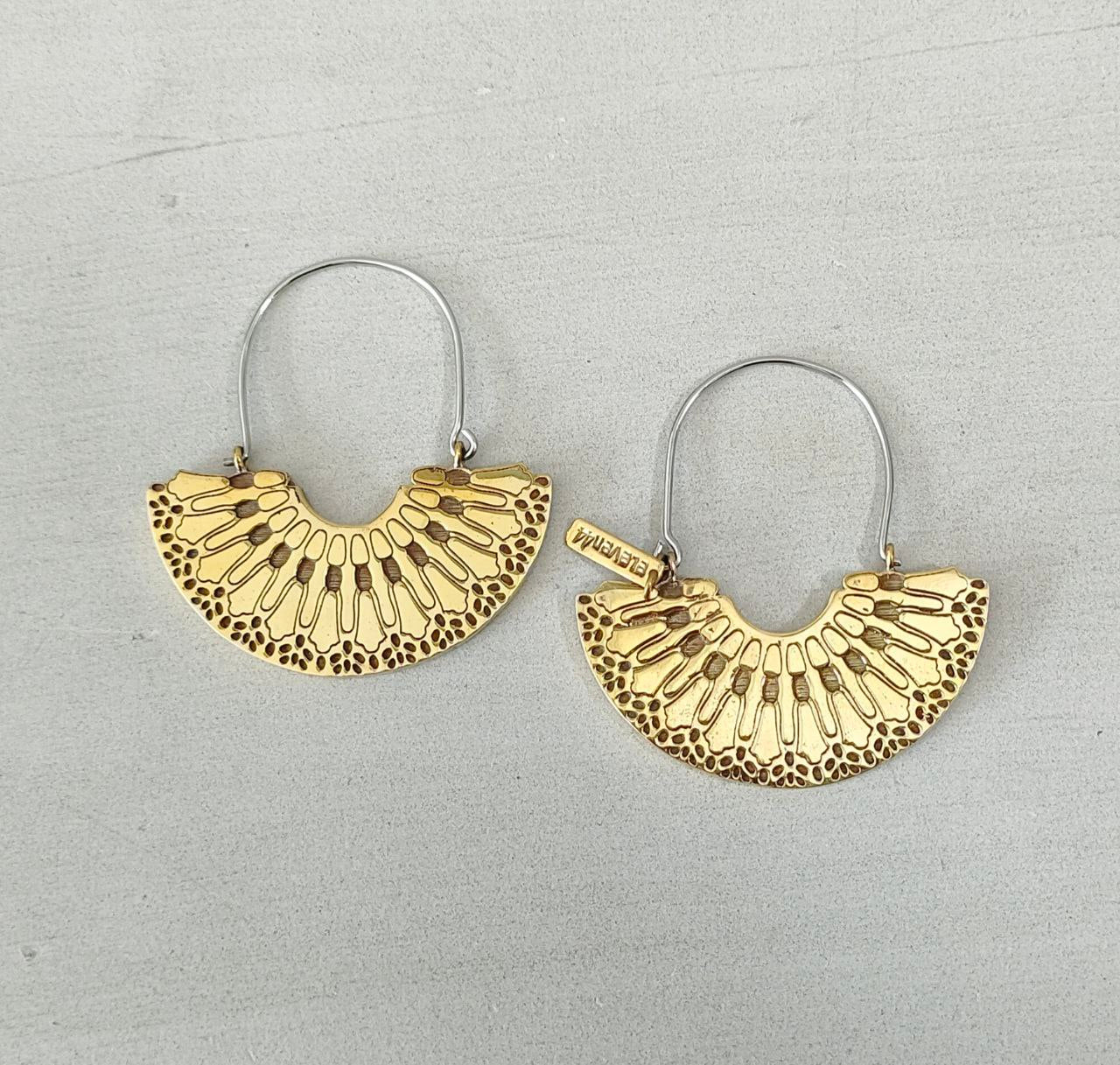 Cellular Hoops Brass