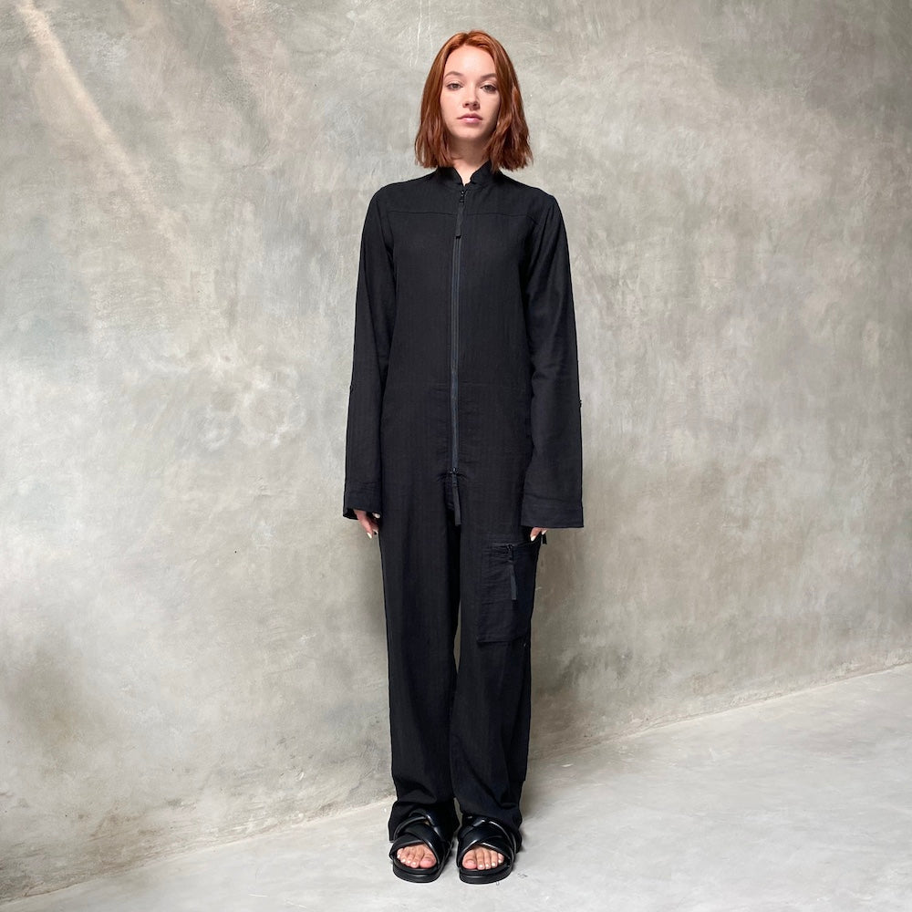 Hemp Coverall Black