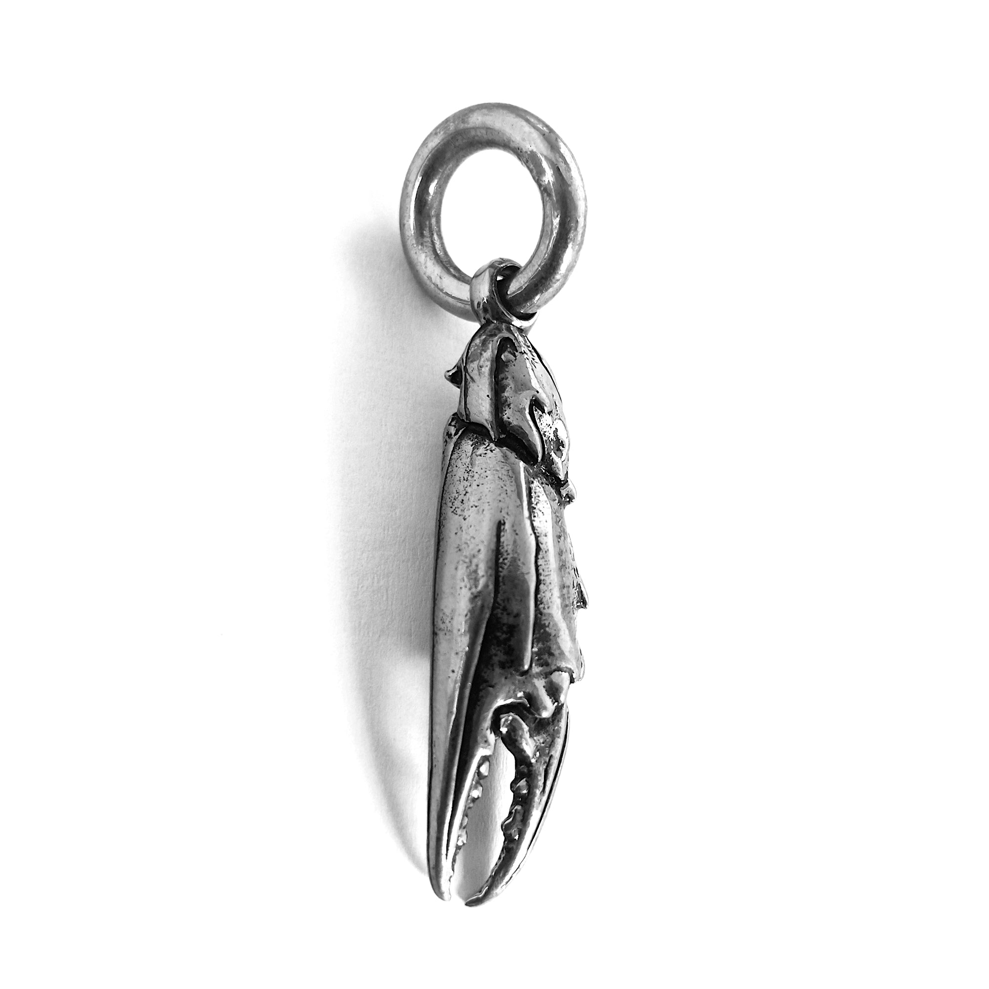 Crab Claw Pendant Sterling Silver