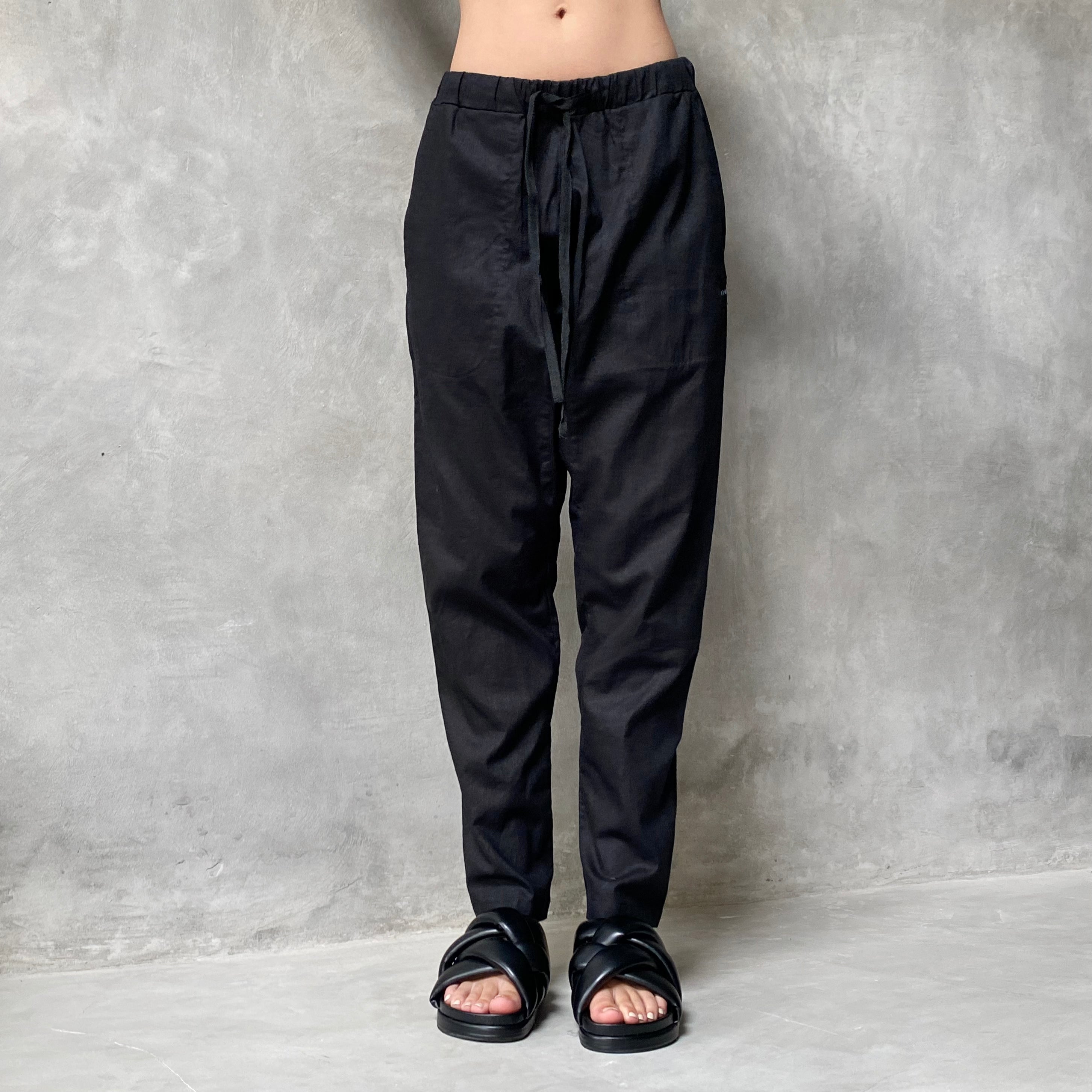 Hemp Easy Fit Pants Black