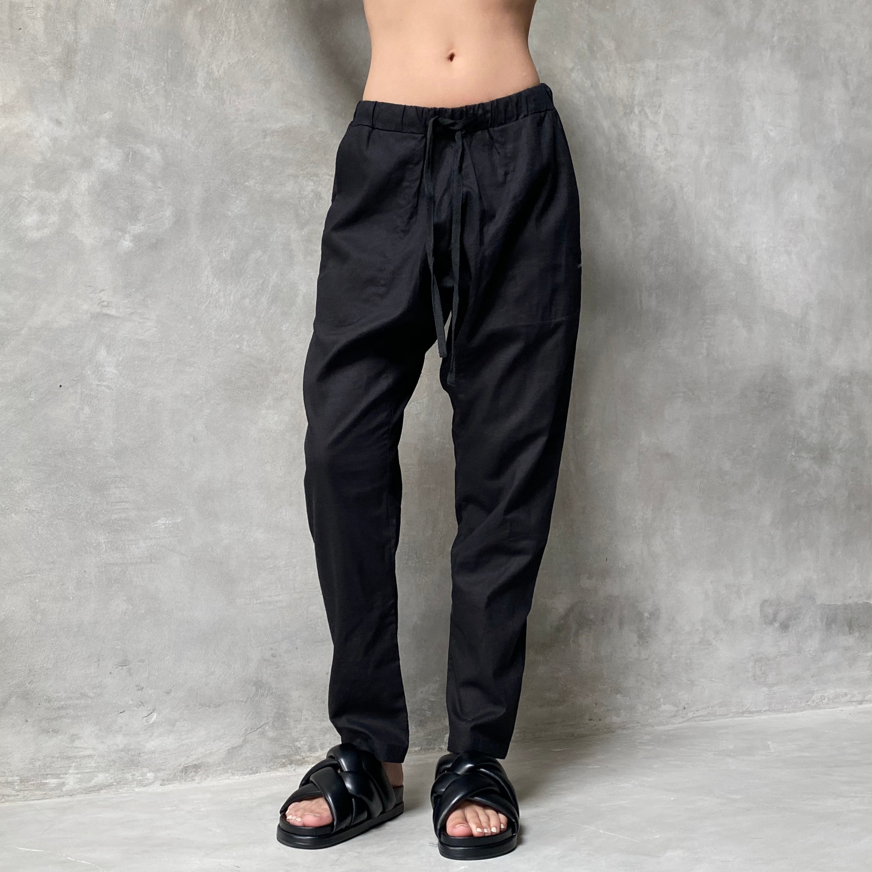 Hemp Easy Fit Pants Black