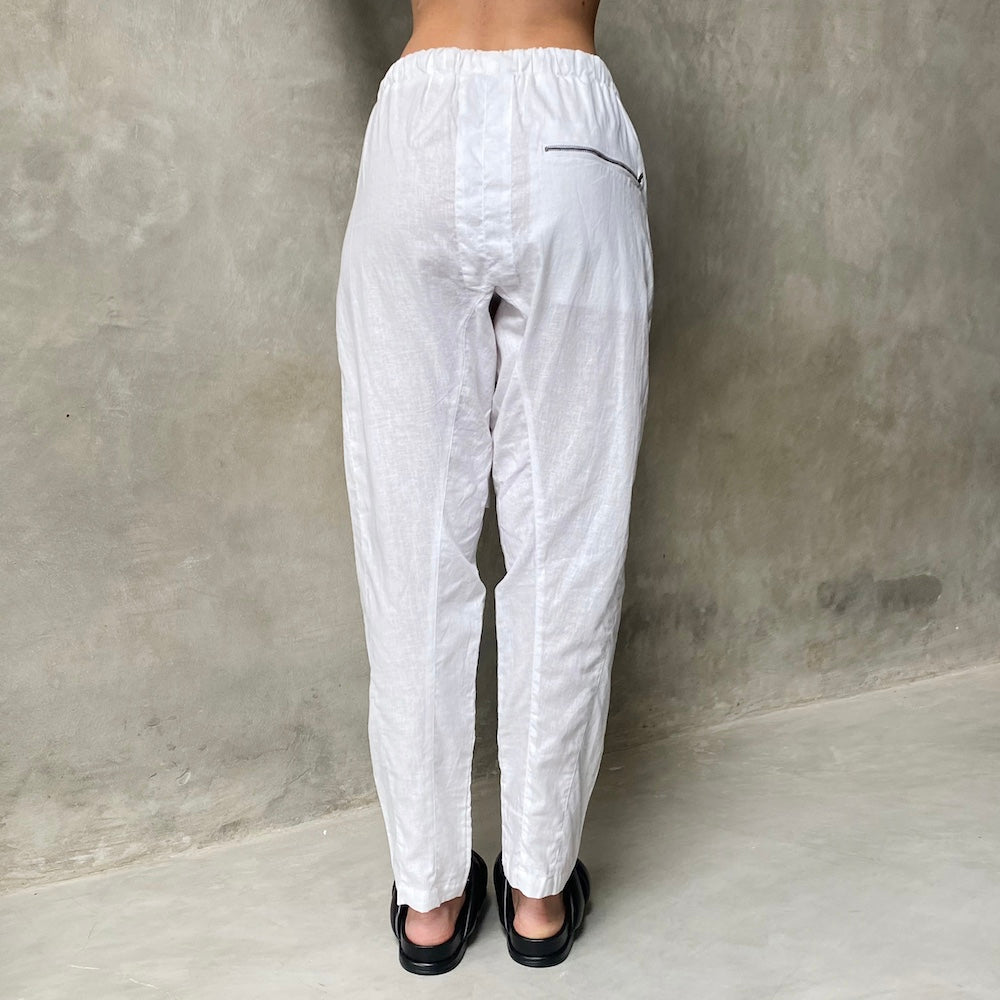 Hemp Easy Fit Pants White