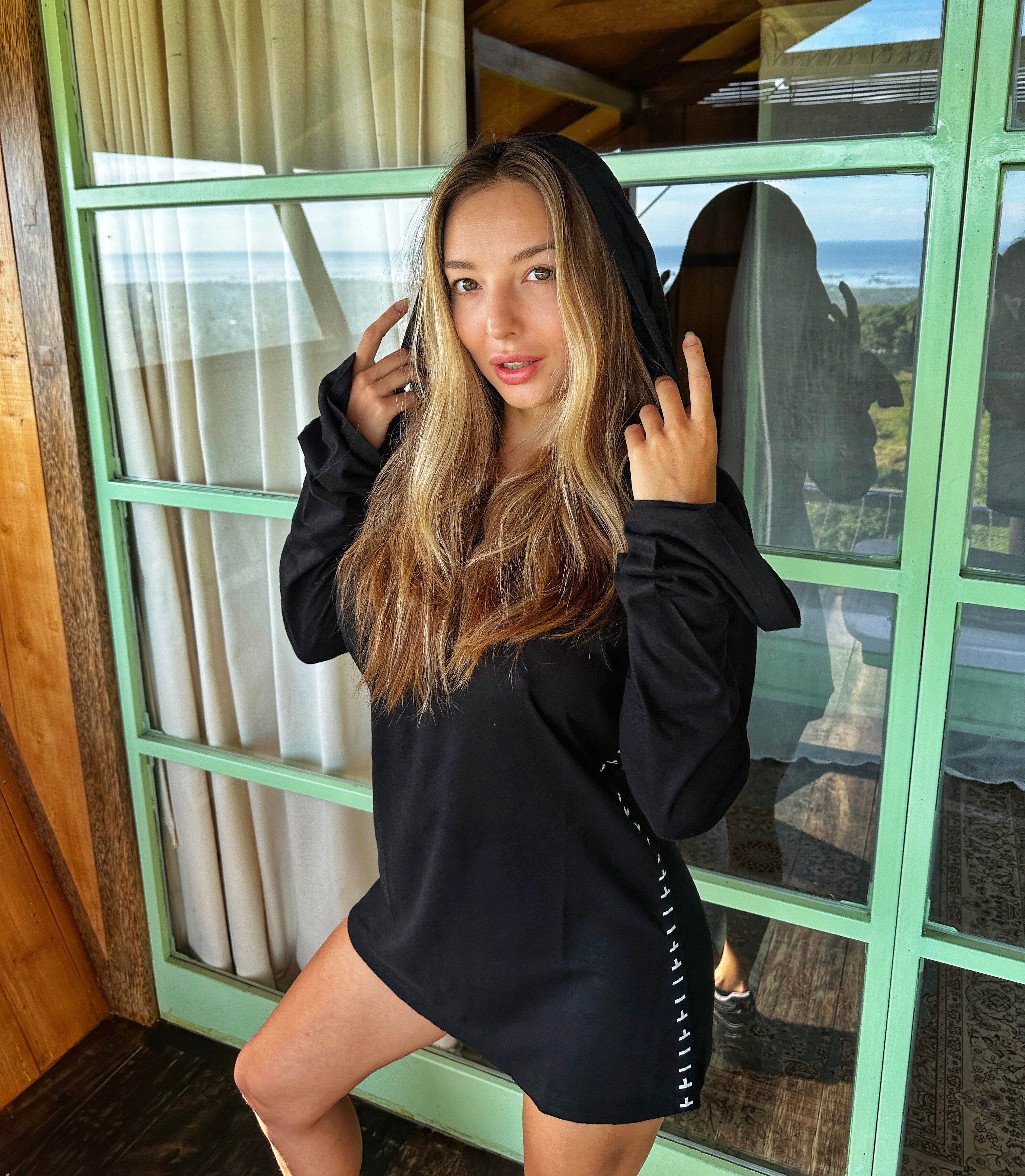 Hemp Slub Long Sleeve Hoody