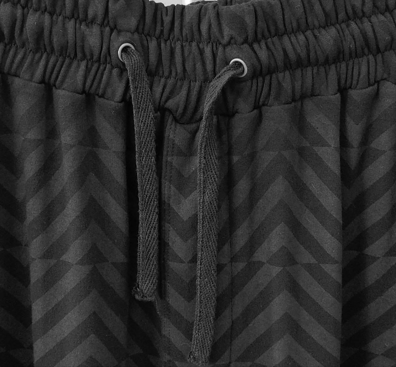 Zig Zag Sweatshorts Bamboo Terry