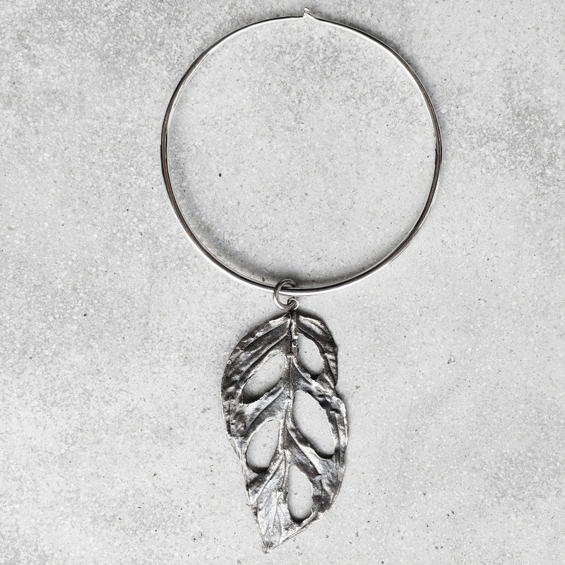 Leaf Pendant Sterling Silver