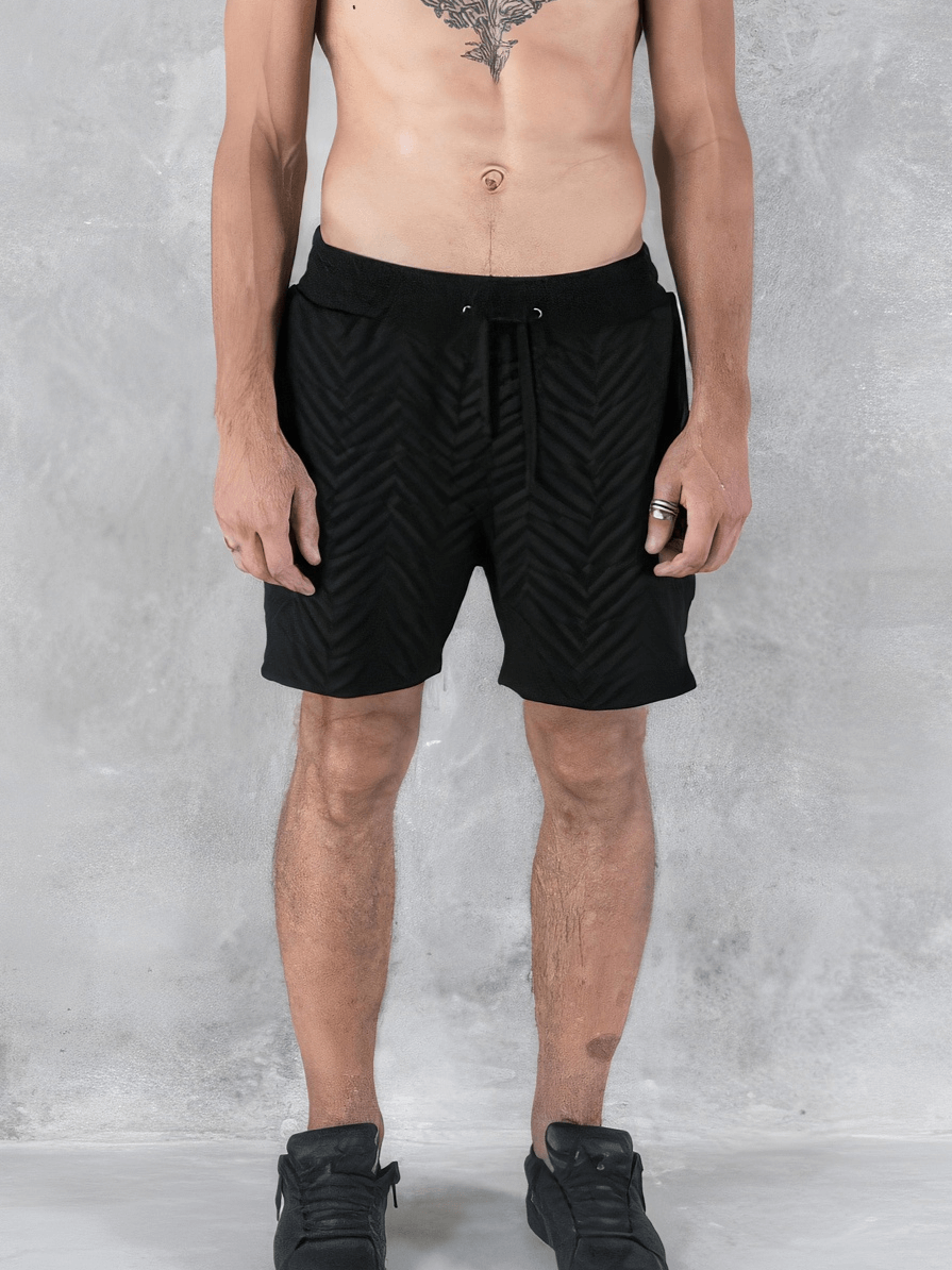 Men's Zig Zag Sweatshorts Bamboo Terry