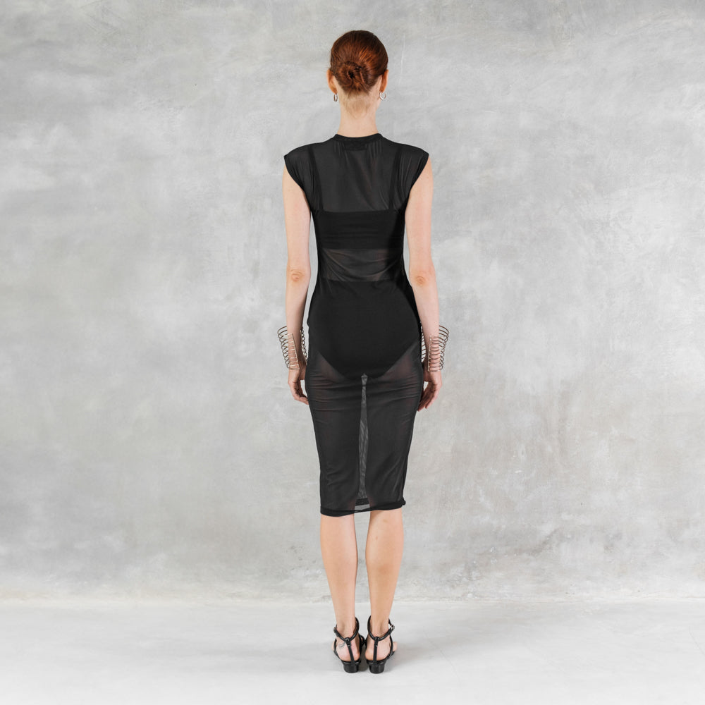 Mesh Sheath Dress