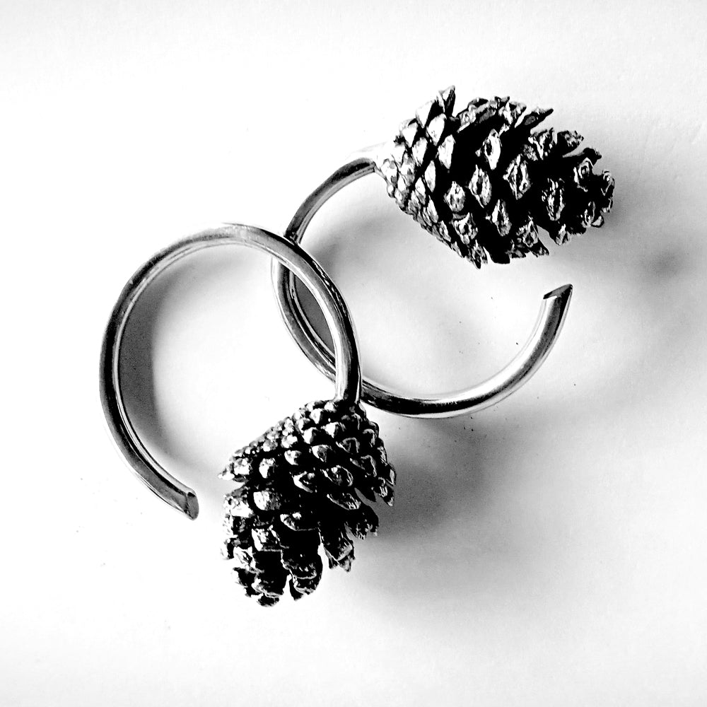 Pine Cone Weights Silver