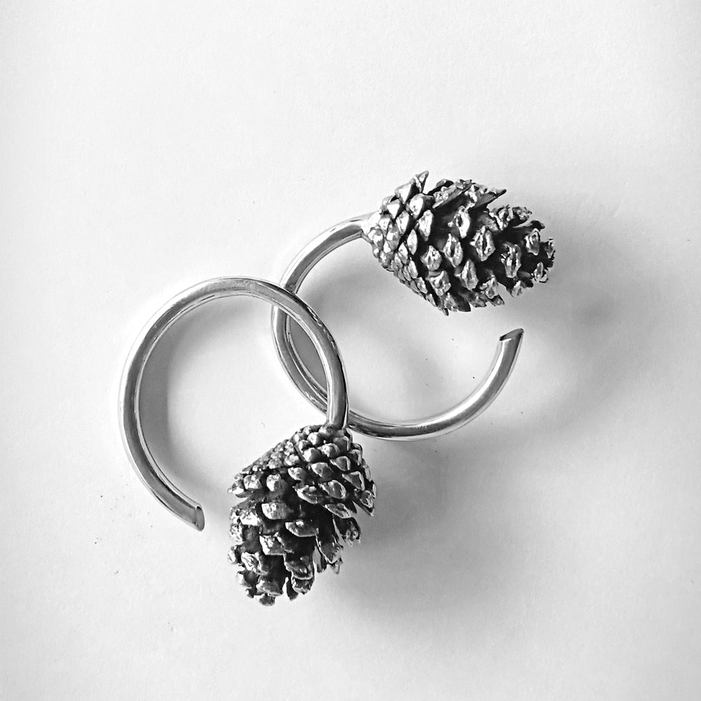 Pine Cone Weights Silver