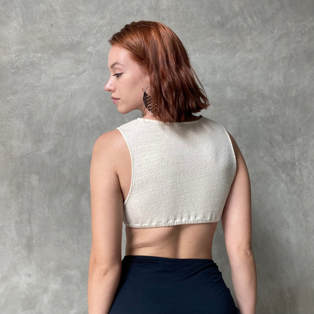 Raw Silk Crop Top