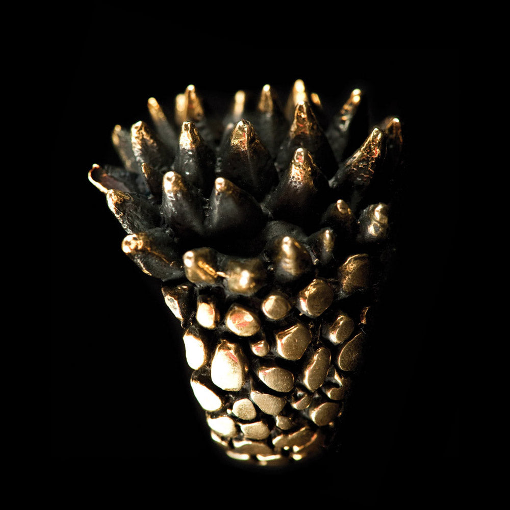 Men's Spike Ring Gold