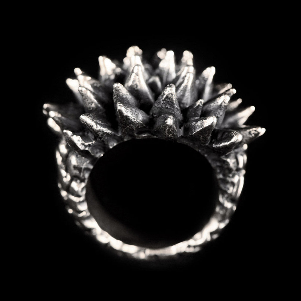 Men's Spike Ring Silver