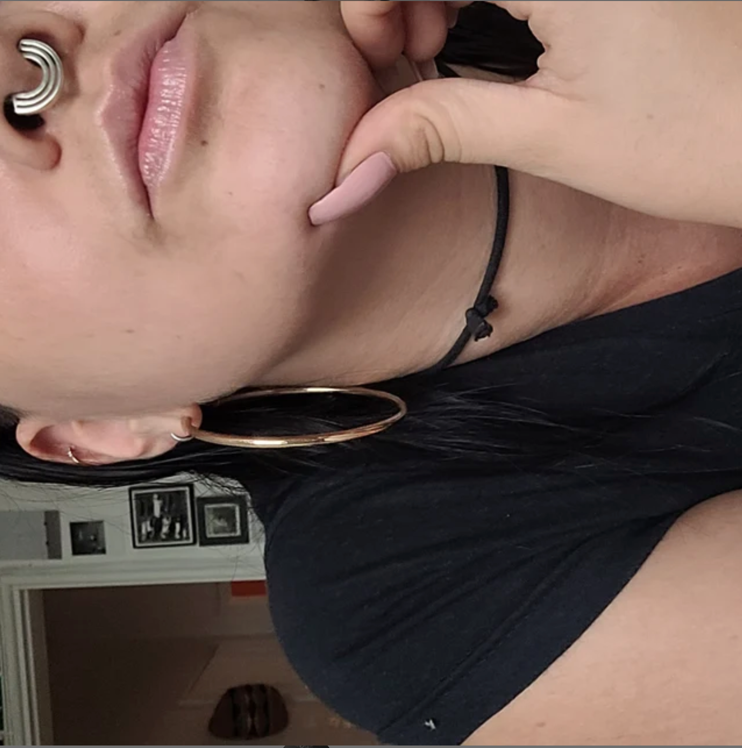 Parallel Lines Septum Silver