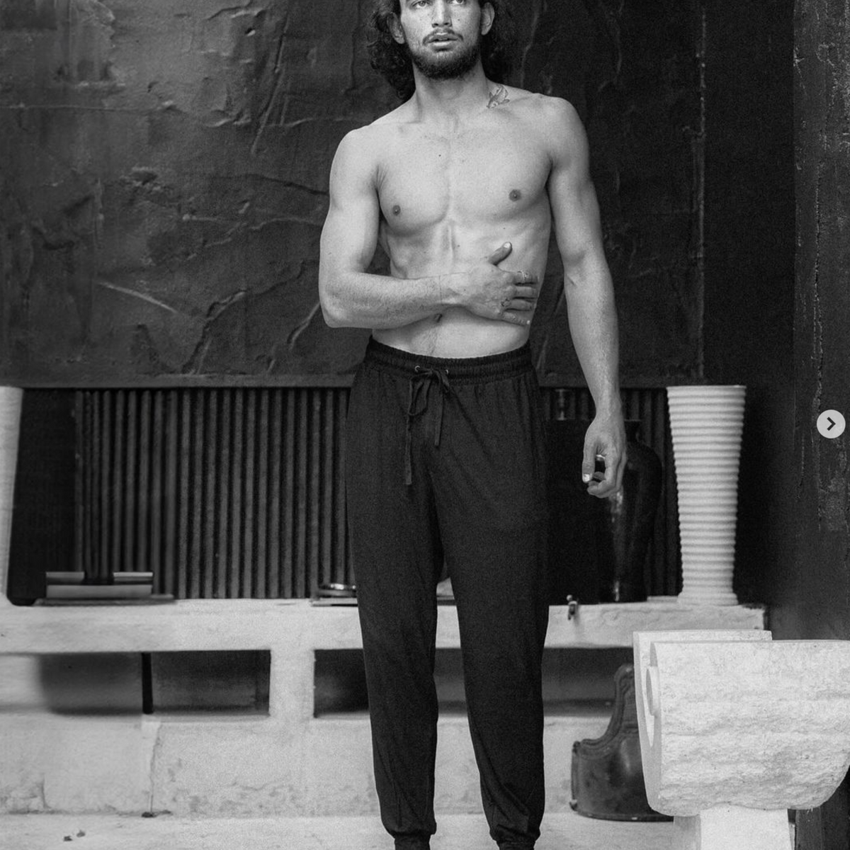 Men's Slouch Pants Black