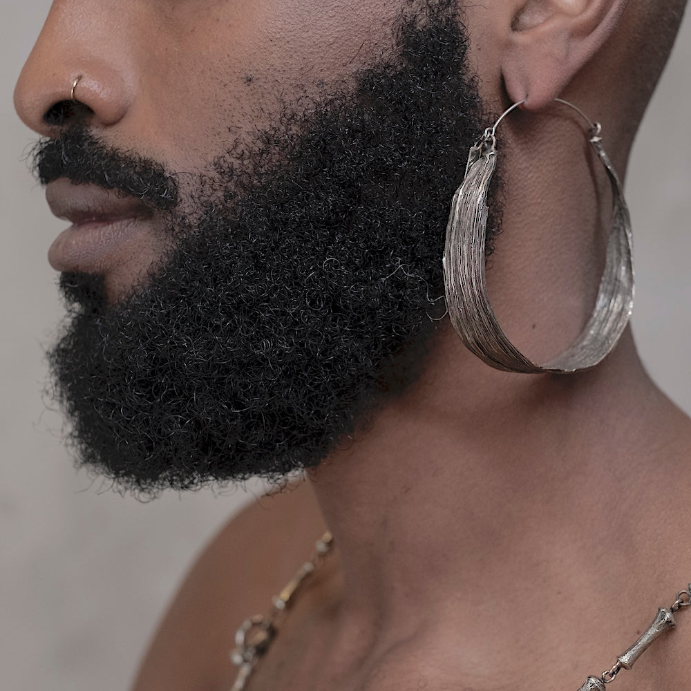 Men's Vanilla Pod Hoop Earrings