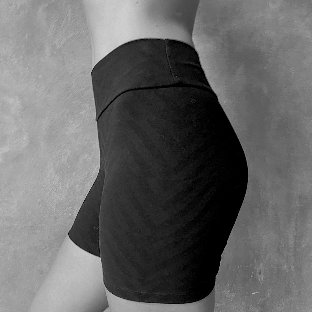 Zig Zag Bike Shorts Organic Cotton Lycra