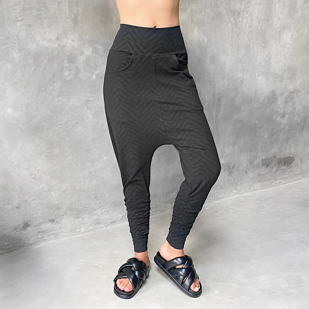 Zig Zag Low Crotch Pants OG Cotton