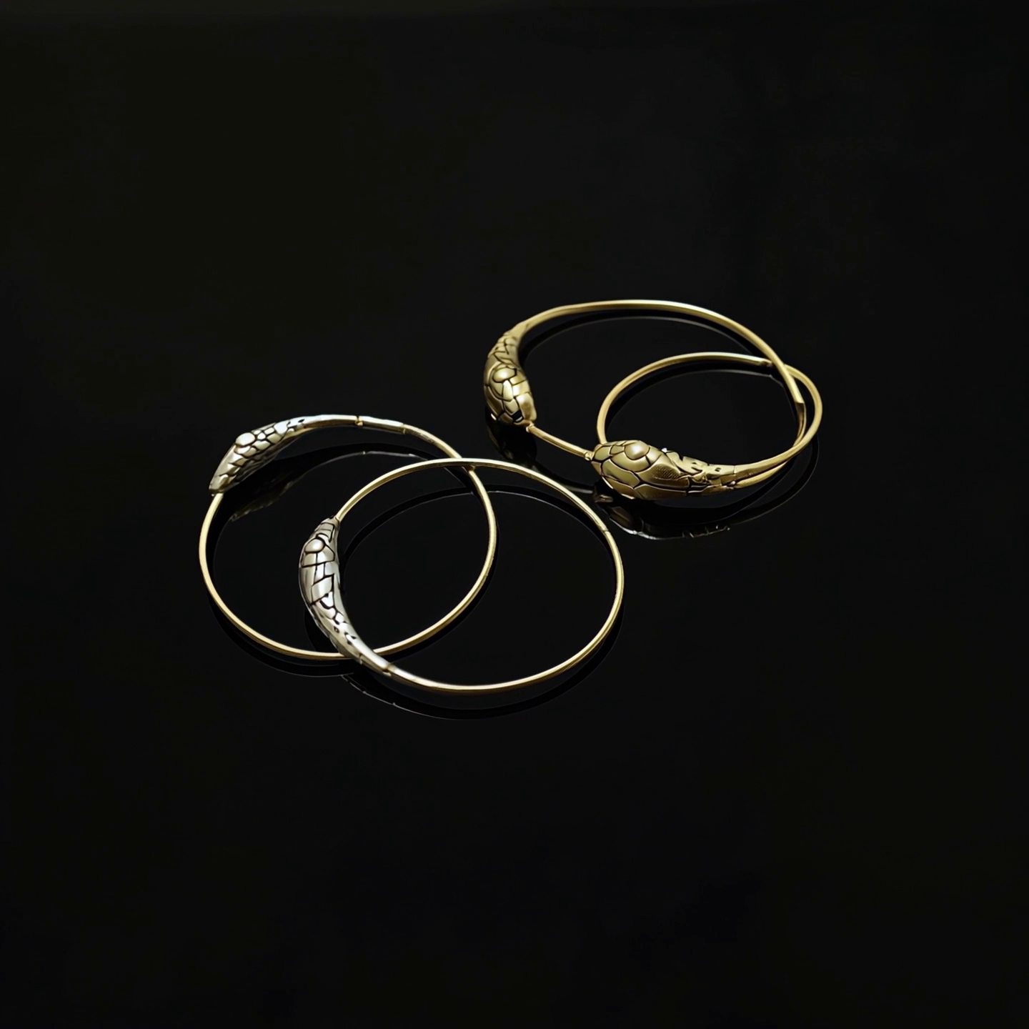 Snake Hoops Earrings