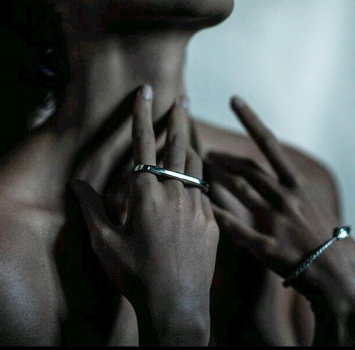 3 Finger Ring Slim Silver